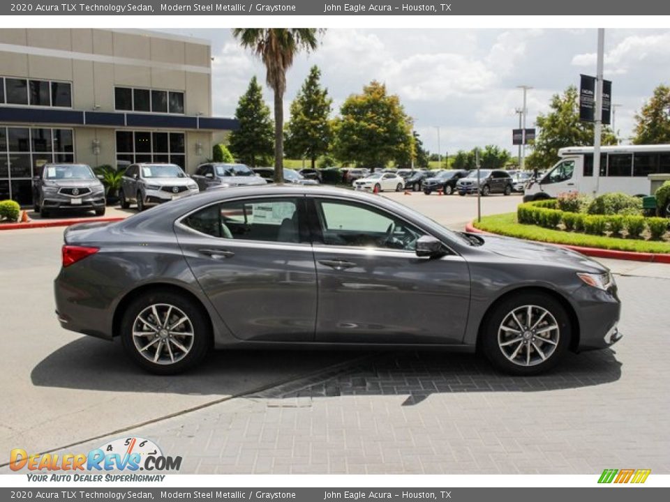 2020 Acura TLX Technology Sedan Modern Steel Metallic / Graystone Photo #8