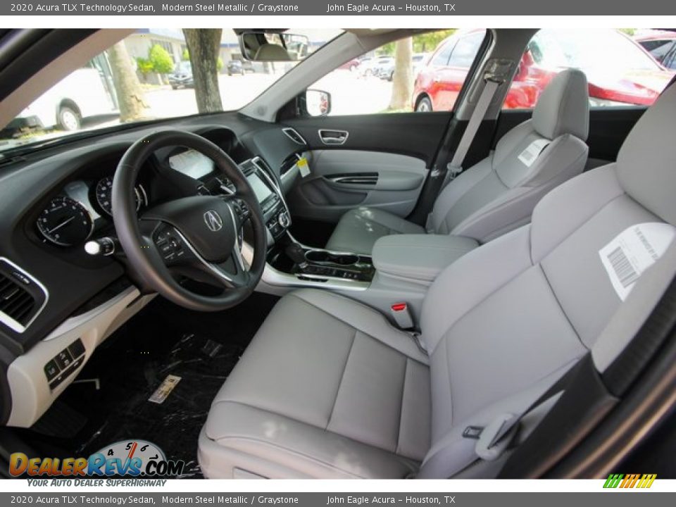 2020 Acura TLX Technology Sedan Modern Steel Metallic / Graystone Photo #16