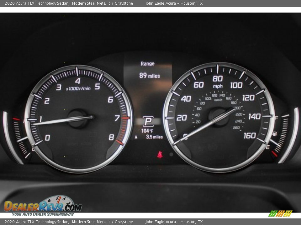 2020 Acura TLX Technology Sedan Modern Steel Metallic / Graystone Photo #32