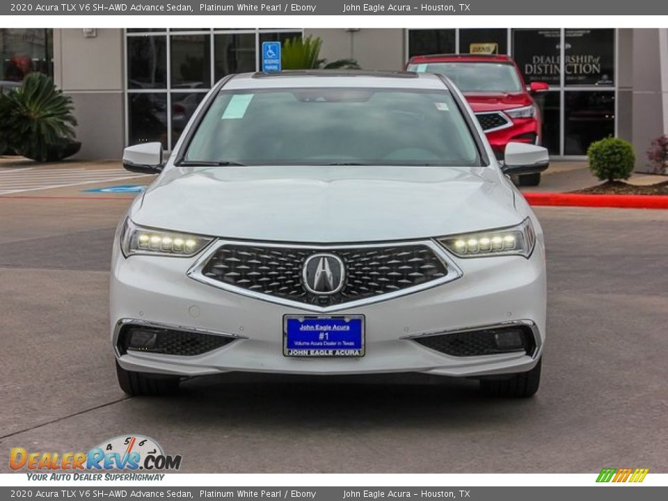 2020 Acura TLX V6 SH-AWD Advance Sedan Platinum White Pearl / Ebony Photo #2