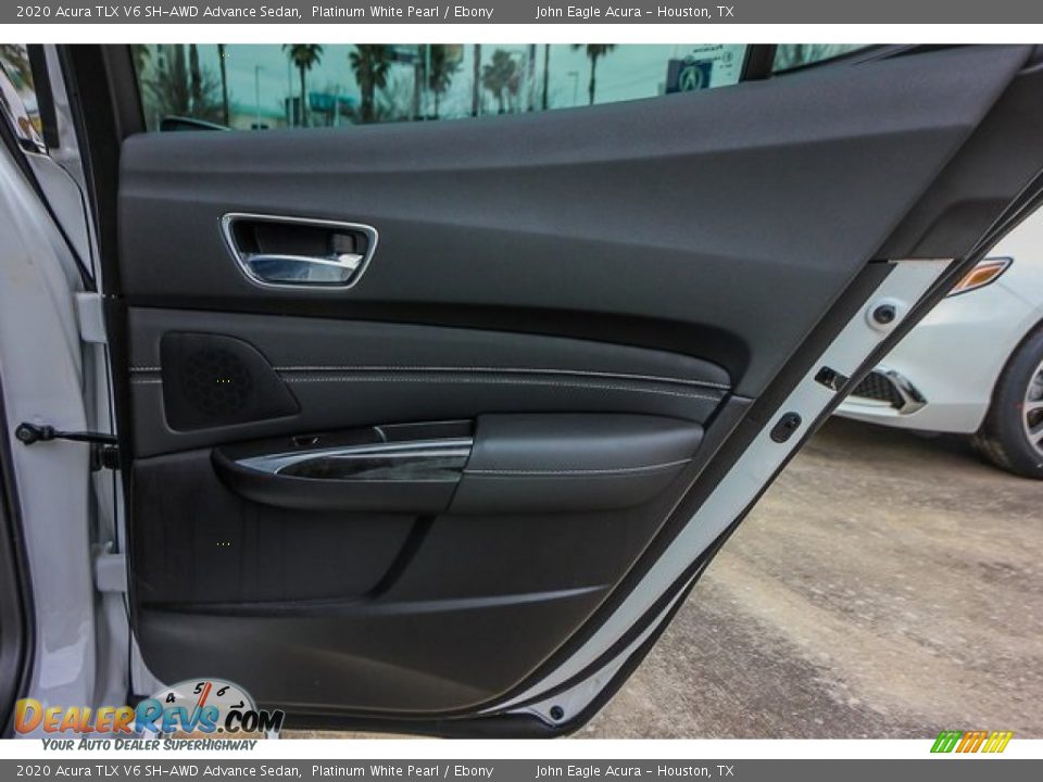 2020 Acura TLX V6 SH-AWD Advance Sedan Platinum White Pearl / Ebony Photo #20