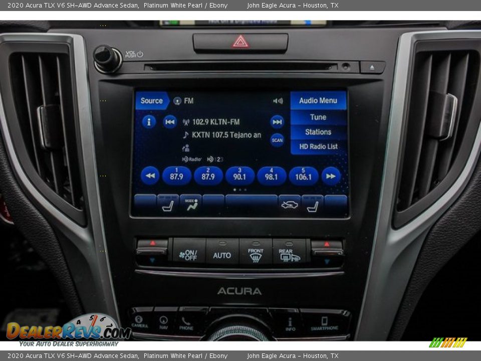 2020 Acura TLX V6 SH-AWD Advance Sedan Platinum White Pearl / Ebony Photo #29