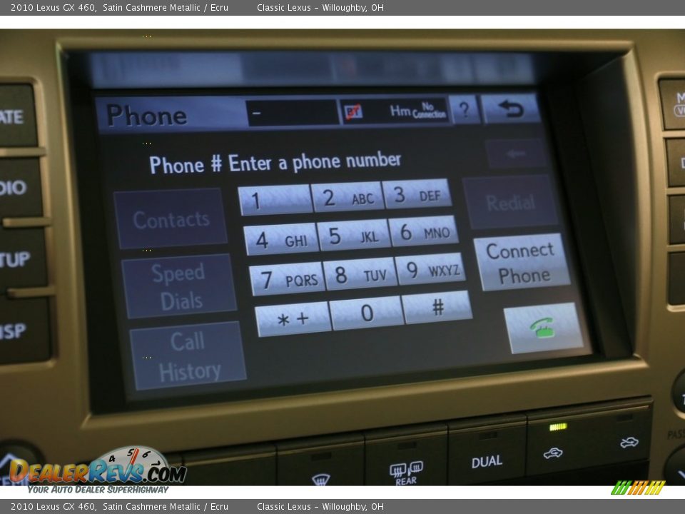 2010 Lexus GX 460 Satin Cashmere Metallic / Ecru Photo #18