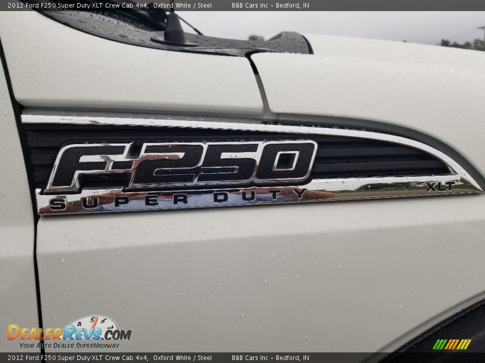 2012 Ford F250 Super Duty XLT Crew Cab 4x4 Oxford White / Steel Photo #9