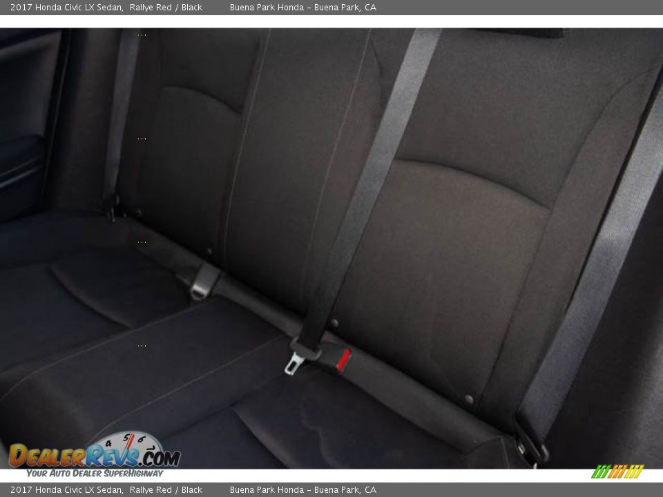 2017 Honda Civic LX Sedan Rallye Red / Black Photo #20