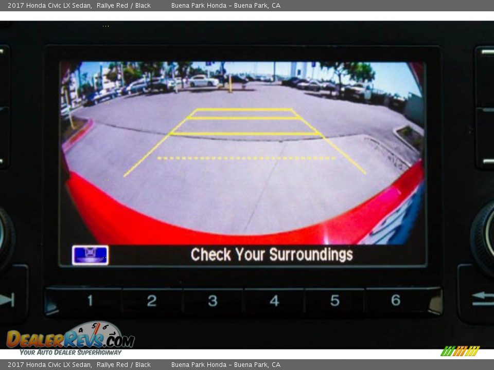 2017 Honda Civic LX Sedan Rallye Red / Black Photo #27