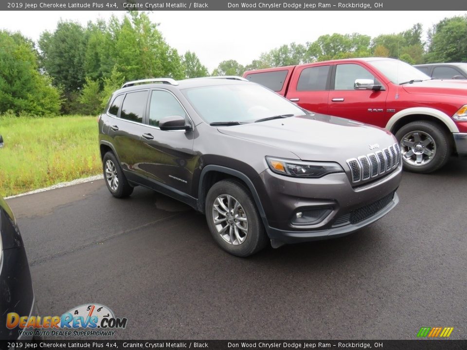 2019 Jeep Cherokee Latitude Plus 4x4 Granite Crystal Metallic / Black Photo #1