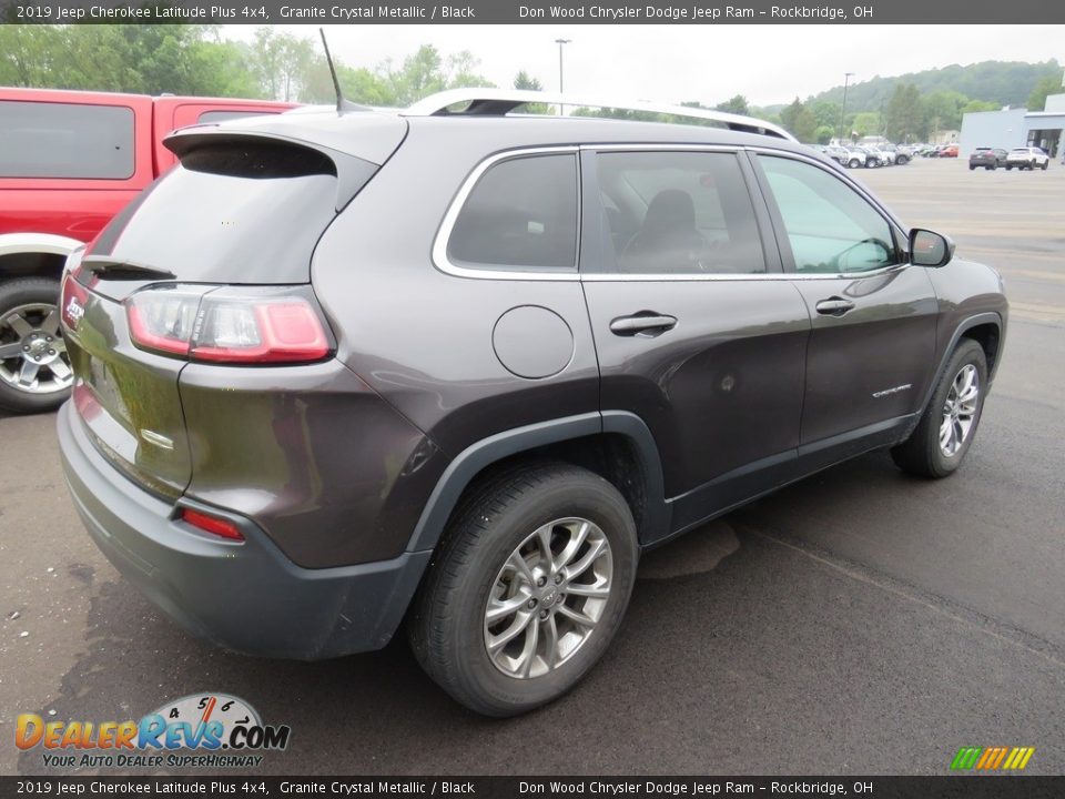 2019 Jeep Cherokee Latitude Plus 4x4 Granite Crystal Metallic / Black Photo #9