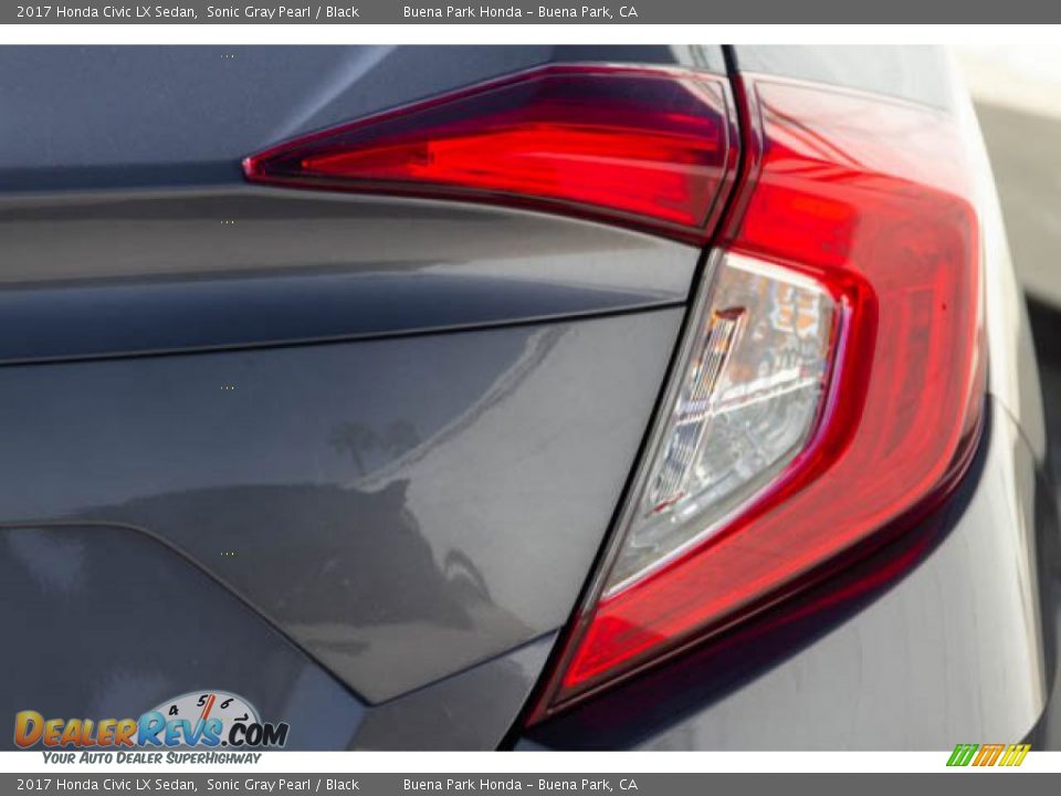 2017 Honda Civic LX Sedan Sonic Gray Pearl / Black Photo #13