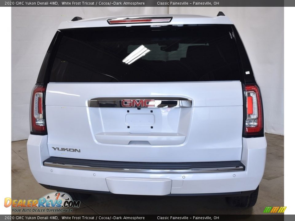 2020 GMC Yukon Denali 4WD White Frost Tricoat / Cocoa/­Dark Atmosphere Photo #3