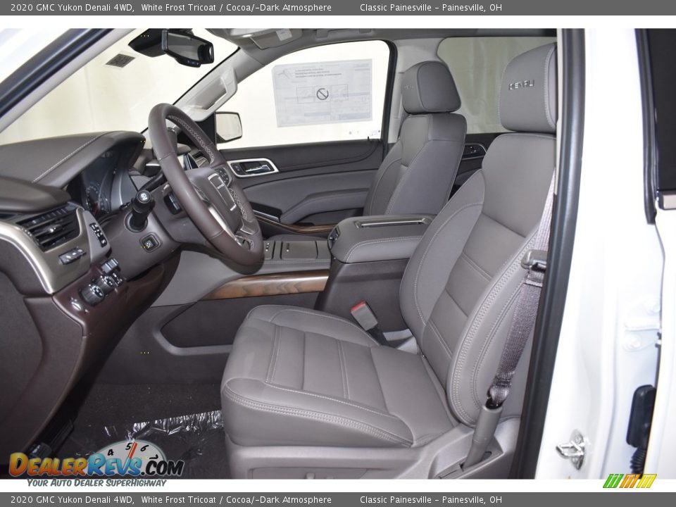 Cocoa/­Dark Atmosphere Interior - 2020 GMC Yukon Denali 4WD Photo #7