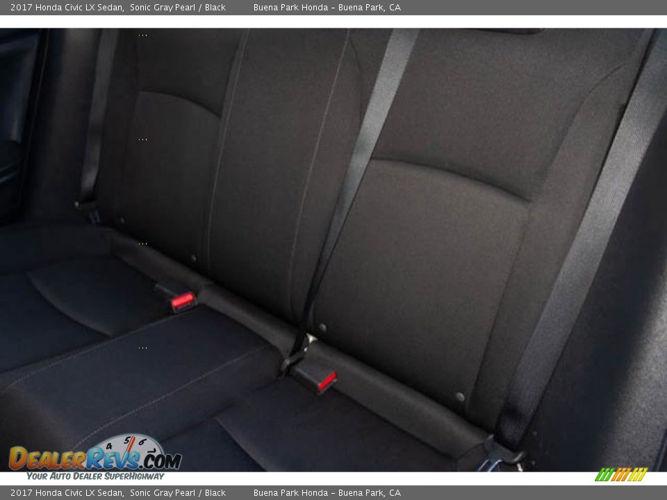2017 Honda Civic LX Sedan Sonic Gray Pearl / Black Photo #20