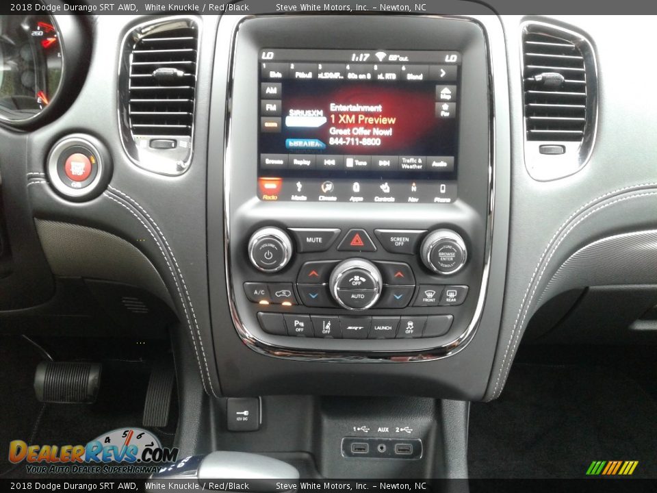 2018 Dodge Durango SRT AWD White Knuckle / Red/Black Photo #24