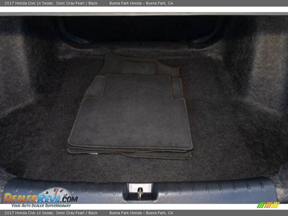 2017 Honda Civic LX Sedan Sonic Gray Pearl / Black Photo #21