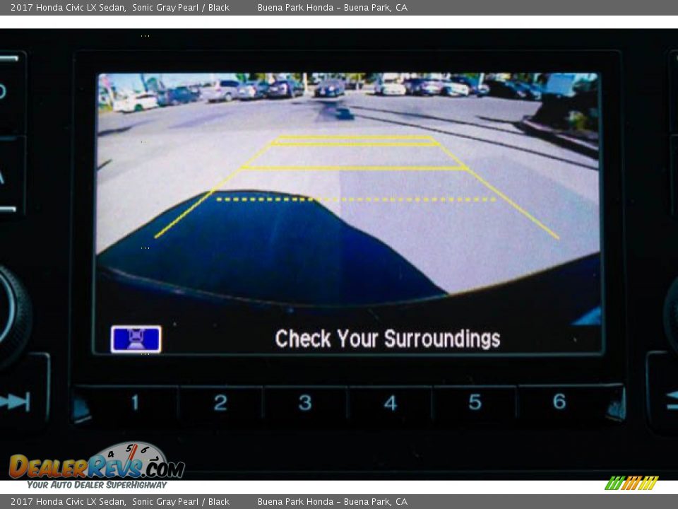 2017 Honda Civic LX Sedan Sonic Gray Pearl / Black Photo #27