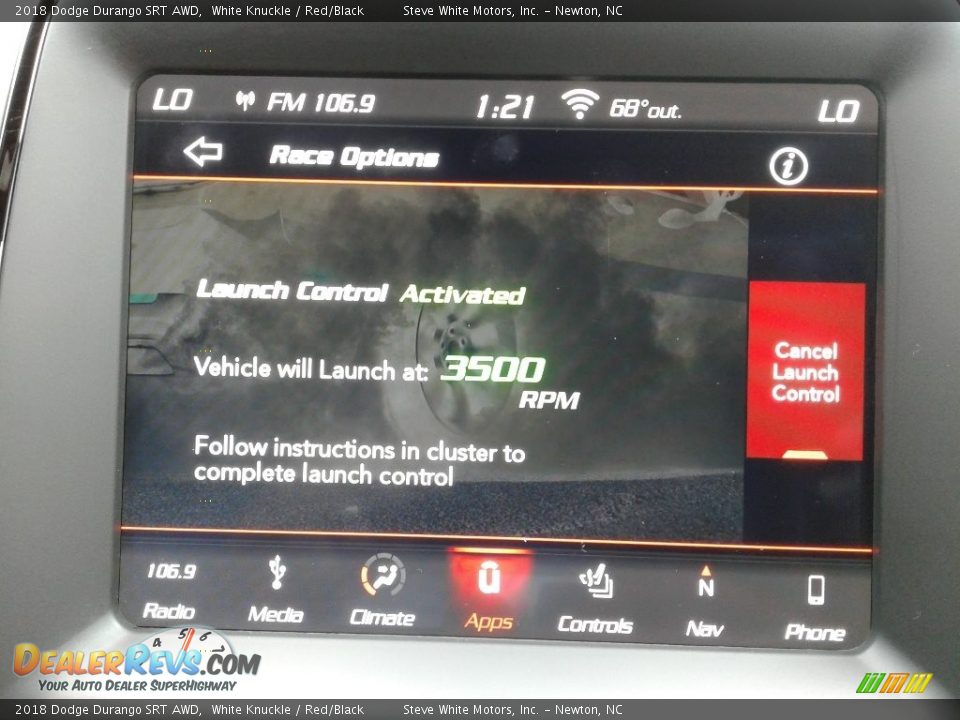 2018 Dodge Durango SRT AWD White Knuckle / Red/Black Photo #34