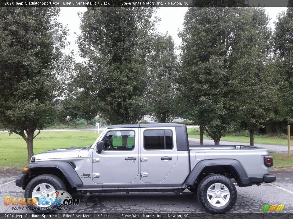 2020 Jeep Gladiator Sport 4x4 Billet Silver Metallic / Black Photo #1