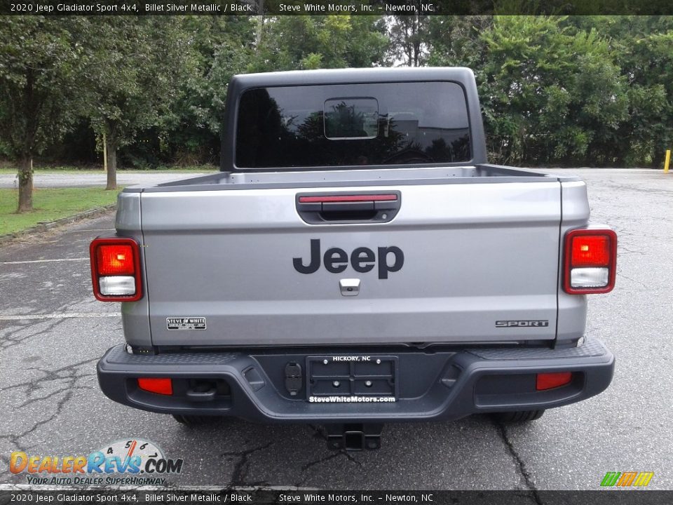 2020 Jeep Gladiator Sport 4x4 Billet Silver Metallic / Black Photo #7