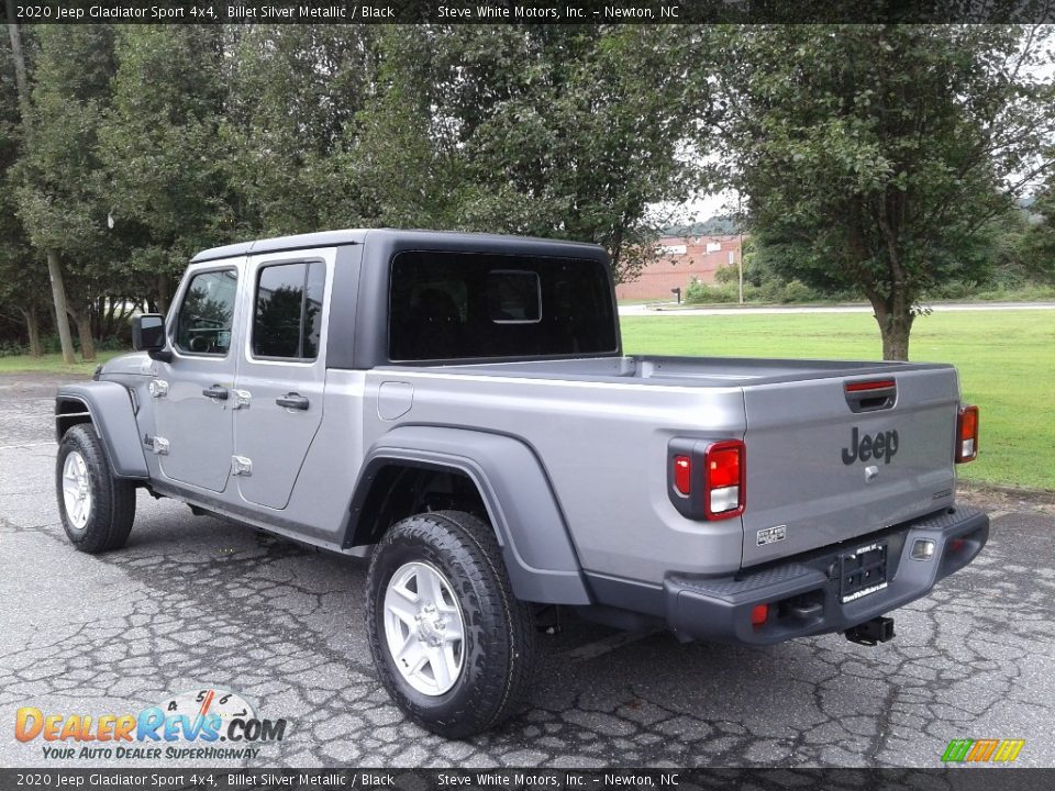 2020 Jeep Gladiator Sport 4x4 Billet Silver Metallic / Black Photo #8