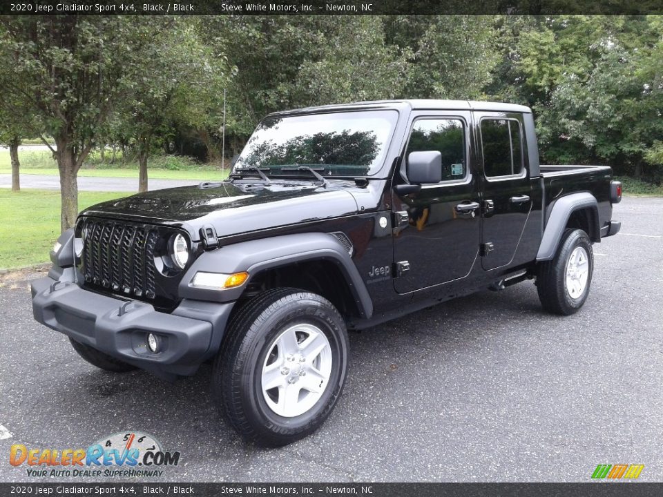 2020 Jeep Gladiator Sport 4x4 Black / Black Photo #2