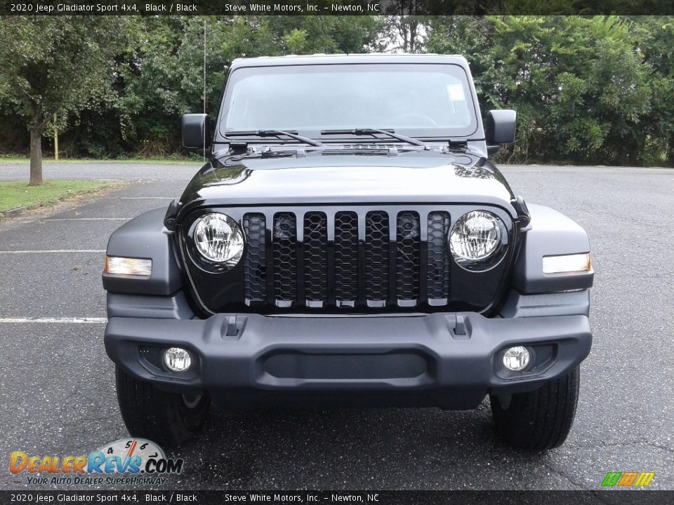 2020 Jeep Gladiator Sport 4x4 Black / Black Photo #3