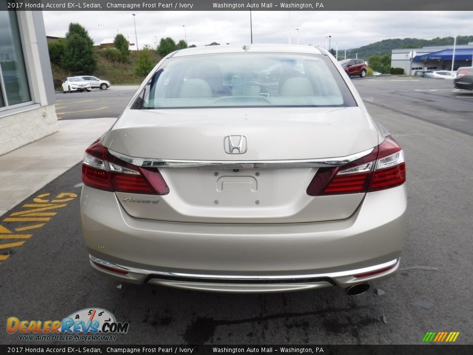 2017 Honda Accord EX-L Sedan Champagne Frost Pearl / Ivory Photo #9