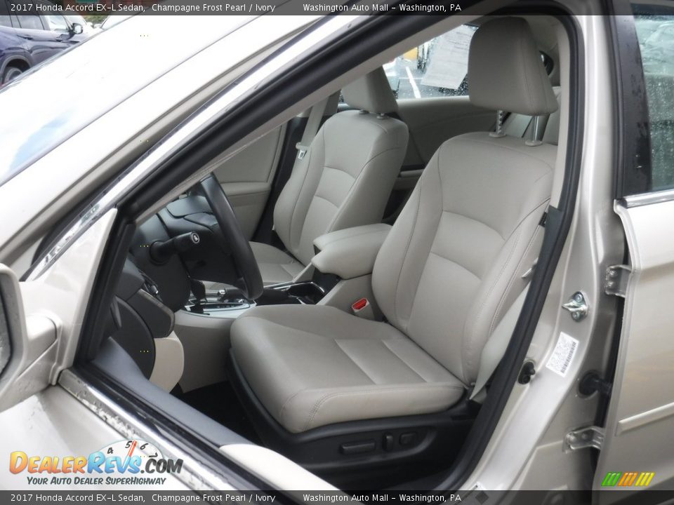 2017 Honda Accord EX-L Sedan Champagne Frost Pearl / Ivory Photo #12