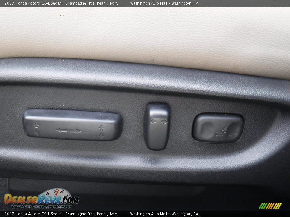 2017 Honda Accord EX-L Sedan Champagne Frost Pearl / Ivory Photo #13