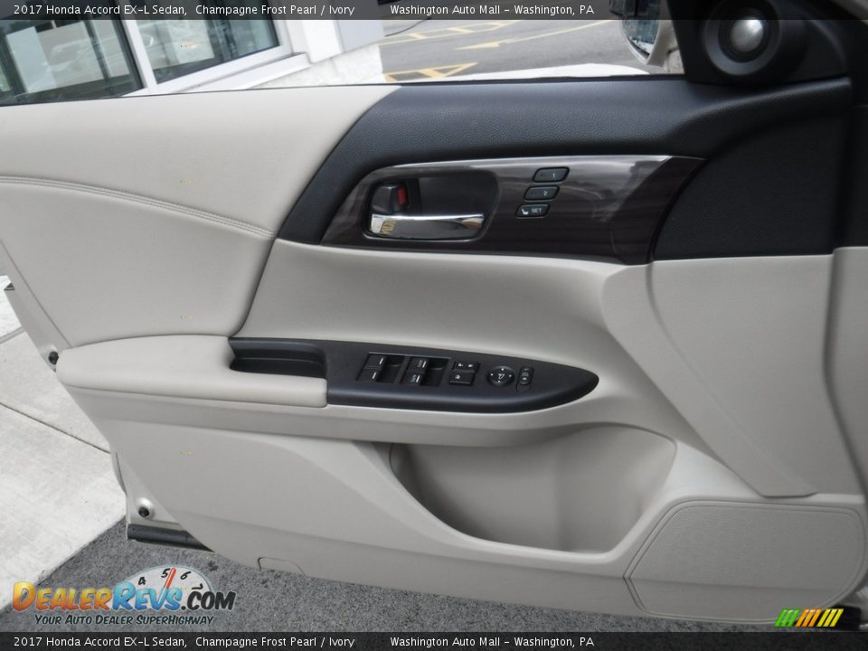 2017 Honda Accord EX-L Sedan Champagne Frost Pearl / Ivory Photo #16