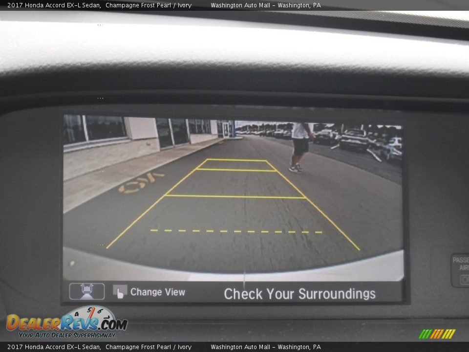 2017 Honda Accord EX-L Sedan Champagne Frost Pearl / Ivory Photo #20