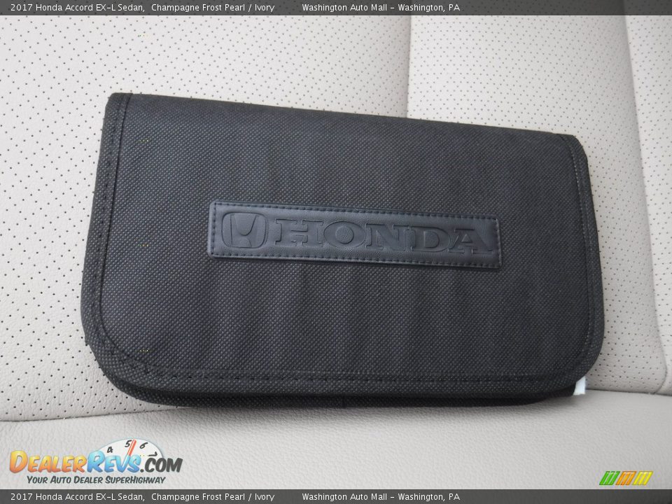 2017 Honda Accord EX-L Sedan Champagne Frost Pearl / Ivory Photo #27