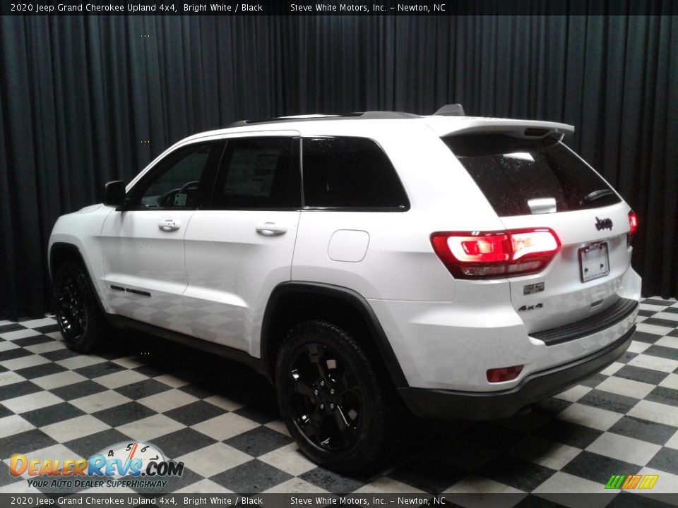 2020 Jeep Grand Cherokee Upland 4x4 Bright White / Black Photo #8