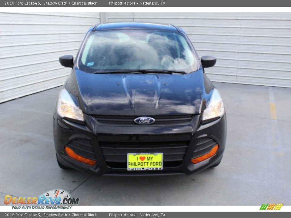 2016 Ford Escape S Shadow Black / Charcoal Black Photo #3