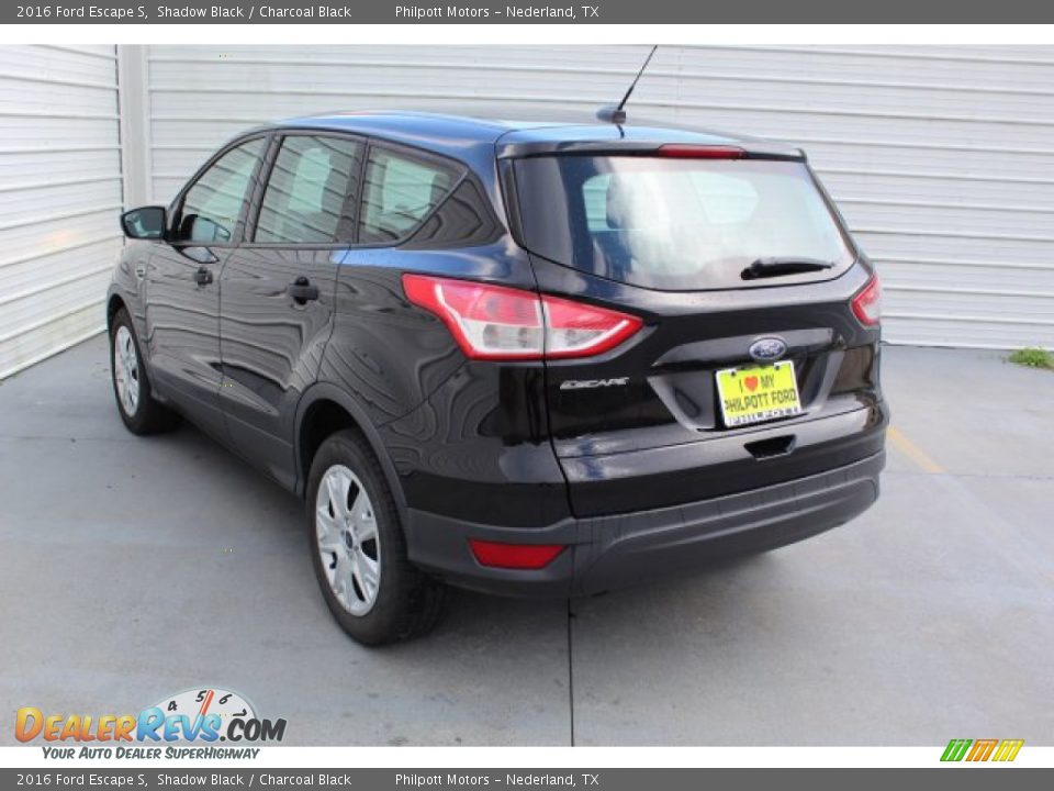 2016 Ford Escape S Shadow Black / Charcoal Black Photo #7