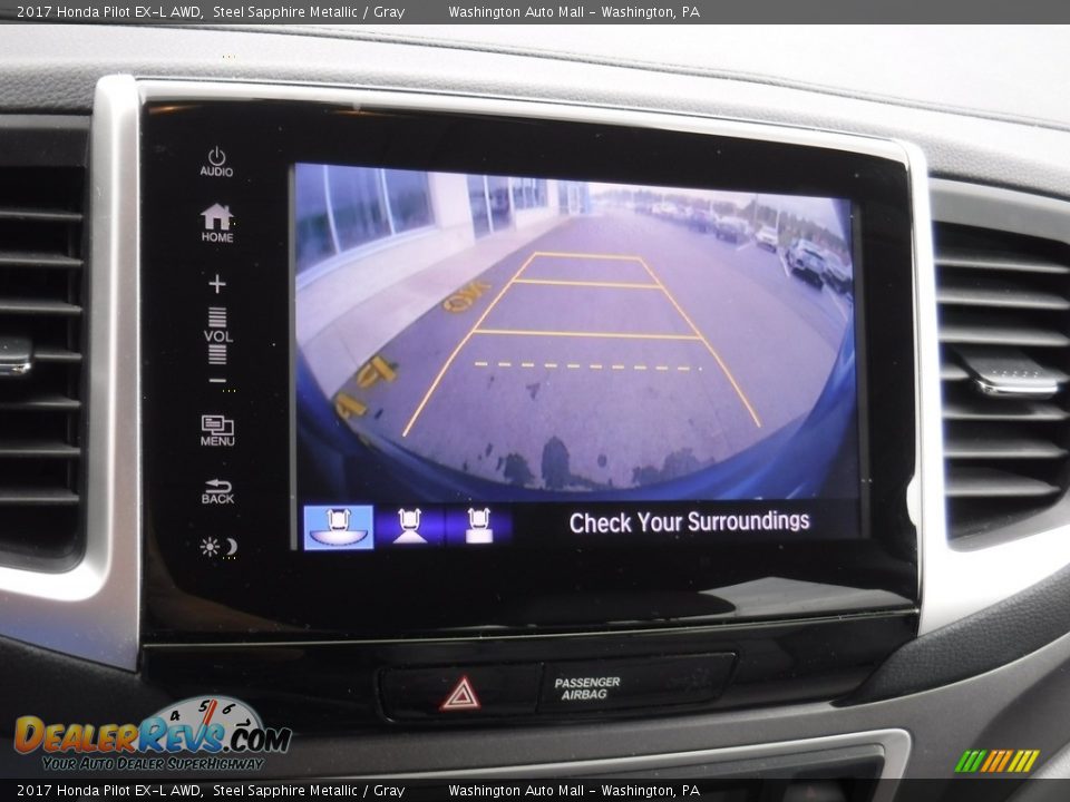 2017 Honda Pilot EX-L AWD Steel Sapphire Metallic / Gray Photo #19