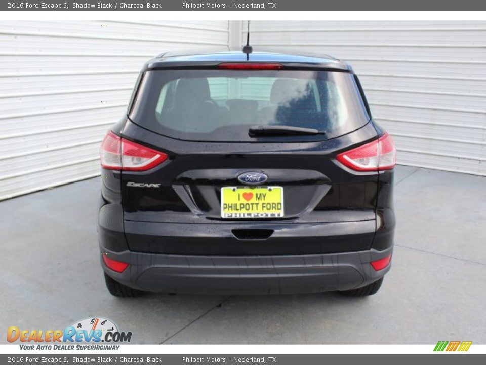 2016 Ford Escape S Shadow Black / Charcoal Black Photo #8