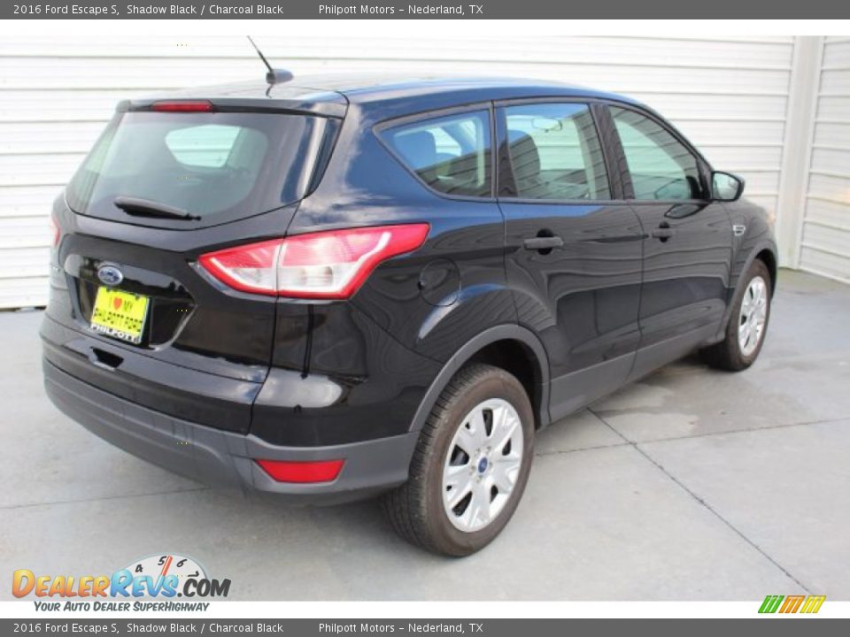2016 Ford Escape S Shadow Black / Charcoal Black Photo #9