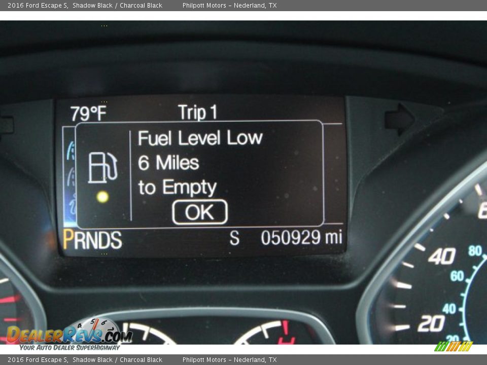 2016 Ford Escape S Shadow Black / Charcoal Black Photo #15