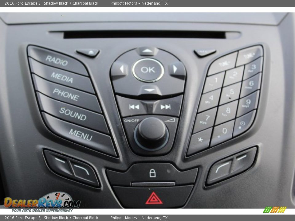2016 Ford Escape S Shadow Black / Charcoal Black Photo #17