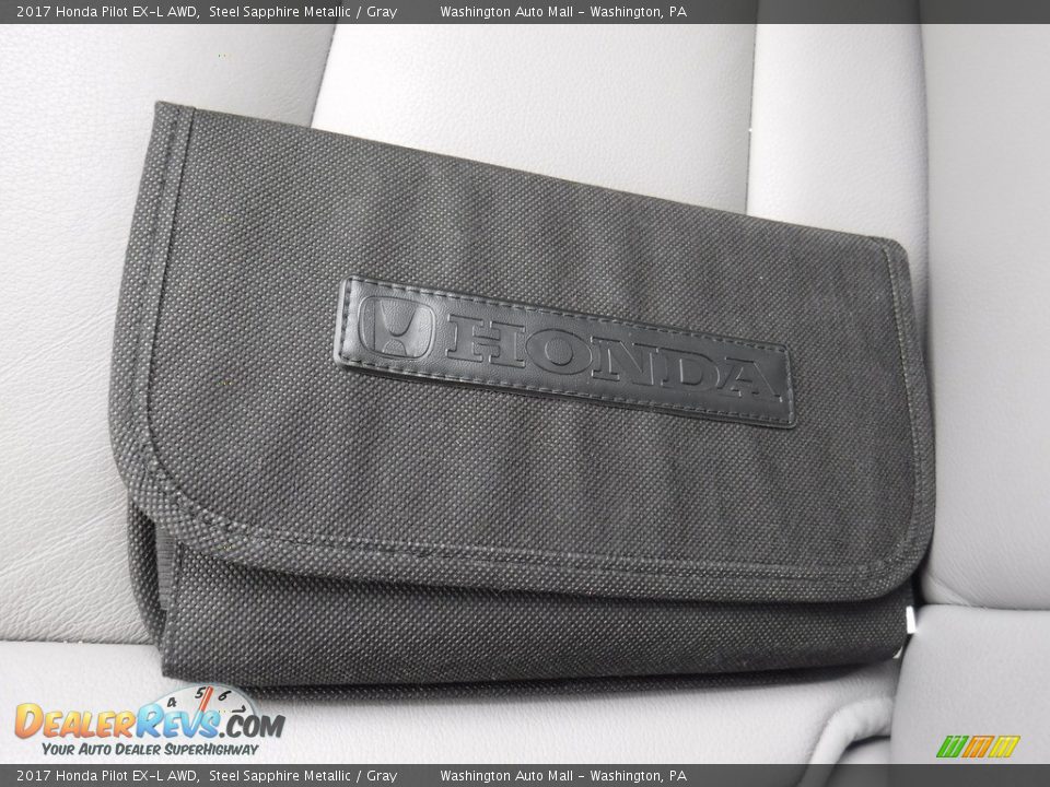 2017 Honda Pilot EX-L AWD Steel Sapphire Metallic / Gray Photo #27