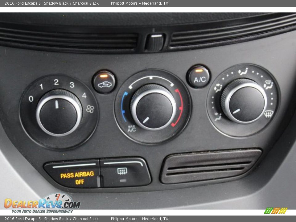 2016 Ford Escape S Shadow Black / Charcoal Black Photo #18