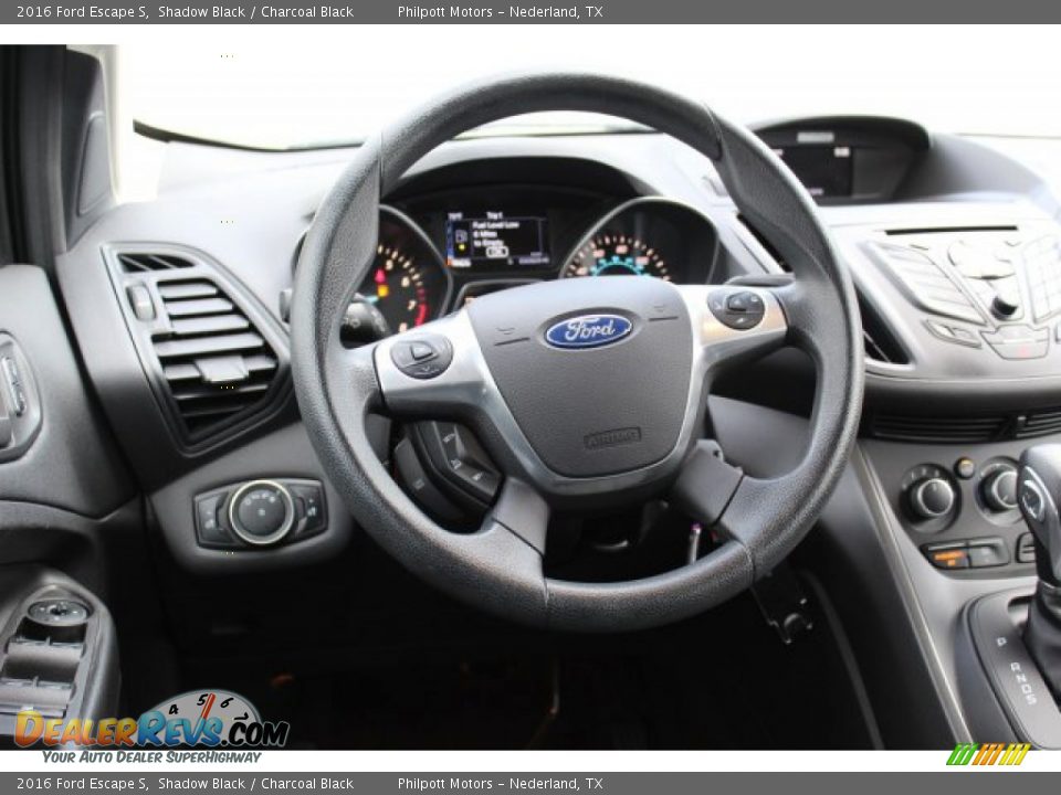 2016 Ford Escape S Shadow Black / Charcoal Black Photo #22