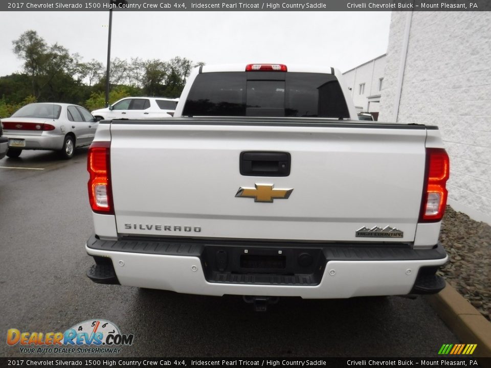 2017 Chevrolet Silverado 1500 High Country Crew Cab 4x4 Iridescent Pearl Tricoat / High Country Saddle Photo #11