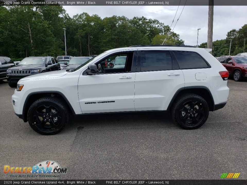 2020 Jeep Grand Cherokee Upland 4x4 Bright White / Black Photo #3