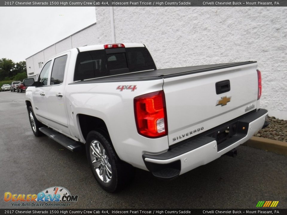 2017 Chevrolet Silverado 1500 High Country Crew Cab 4x4 Iridescent Pearl Tricoat / High Country Saddle Photo #12