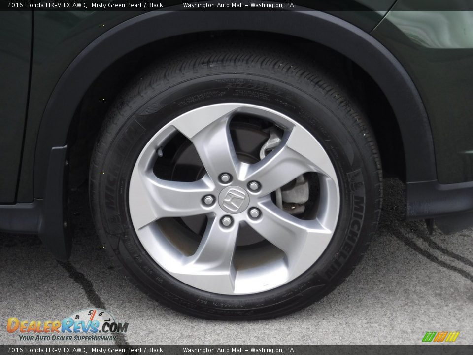 2016 Honda HR-V LX AWD Misty Green Pearl / Black Photo #3