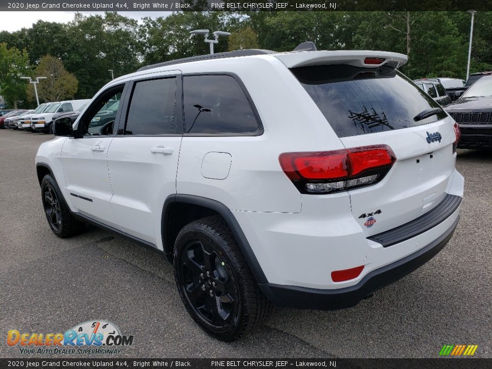 2020 Jeep Grand Cherokee Upland 4x4 Bright White / Black Photo #4