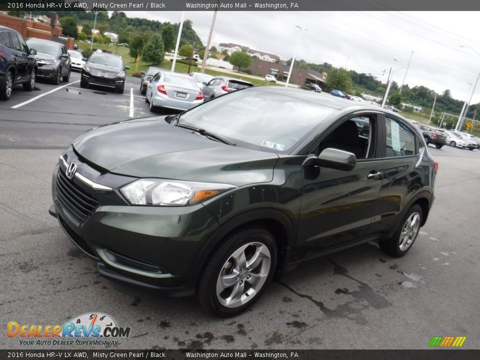2016 Honda HR-V LX AWD Misty Green Pearl / Black Photo #5