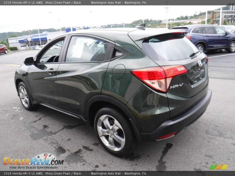 2016 Honda HR-V LX AWD Misty Green Pearl / Black Photo #7