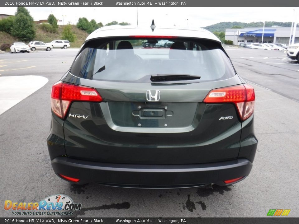 2016 Honda HR-V LX AWD Misty Green Pearl / Black Photo #8